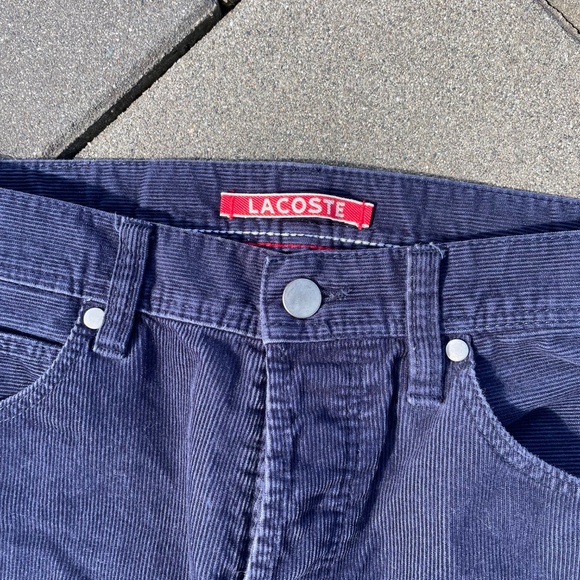Lacoste Corduroy Pants - Size 32 - Picture 2 of 12
